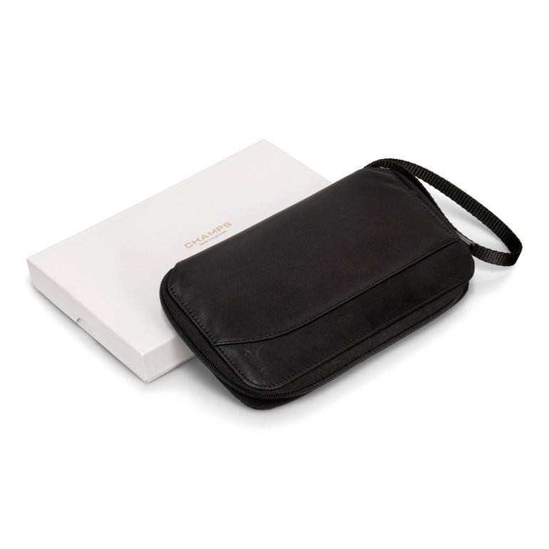 Champs Onyx Leather Multi Passport Case