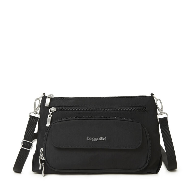 Baggallini Legacy Original RFID Everyday Crossbody Bag - Black
