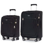 Explorer Onyx Expandable 2-Piece Luggage Set (Carry-On & Medium)