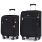 Explorer Onyx Expandable 2-Piece Luggage Set (Carry-On & Medium)
