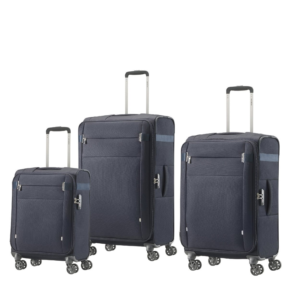 Samsonite Rhapsody Superlite Ensemble de 3 valises à roulettes pivotantes