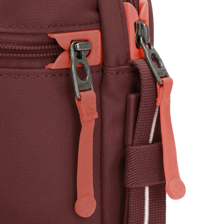 Pacsafe GO Festival Sac bandoulière antivol - Garnet Red