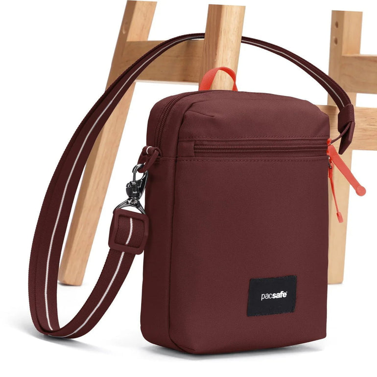 Pacsafe GO Festival Sac bandoulière antivol - Garnet Red