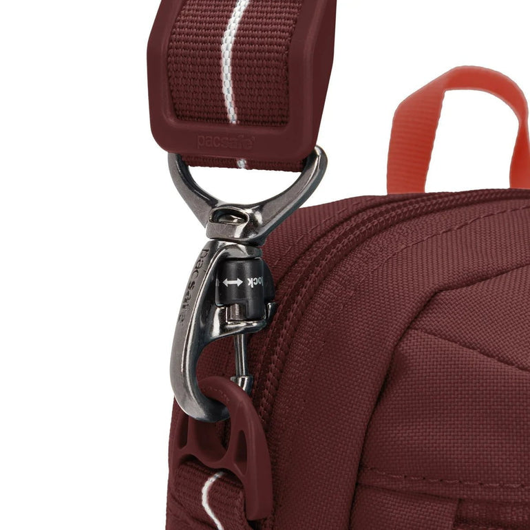 Pacsafe GO Festival Sac bandoulière antivol - Garnet Red