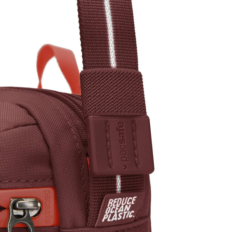 Pacsafe GO Festival Sac bandoulière antivol - Garnet Red