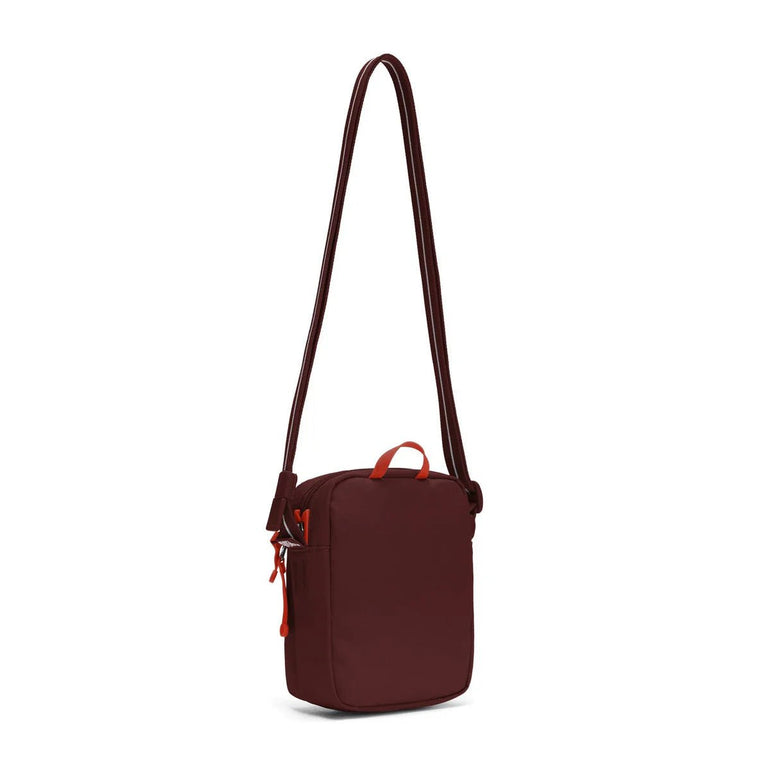 Pacsafe GO Micro Sac bandoulière antivol - Garnet Red