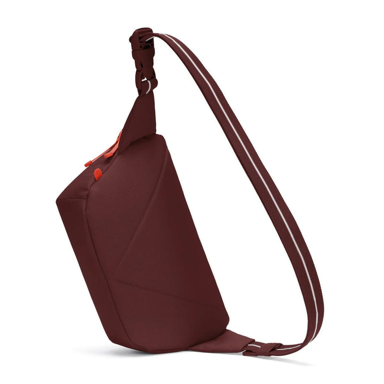 Pacsafe Go Sac à bretelle unique anti-vol - Garnet Red