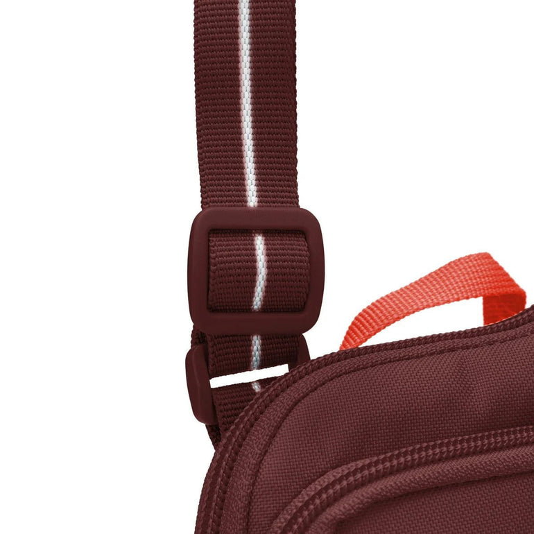 Pacsafe GO Anti-Theft Tech Crossbody - Garnet Red
