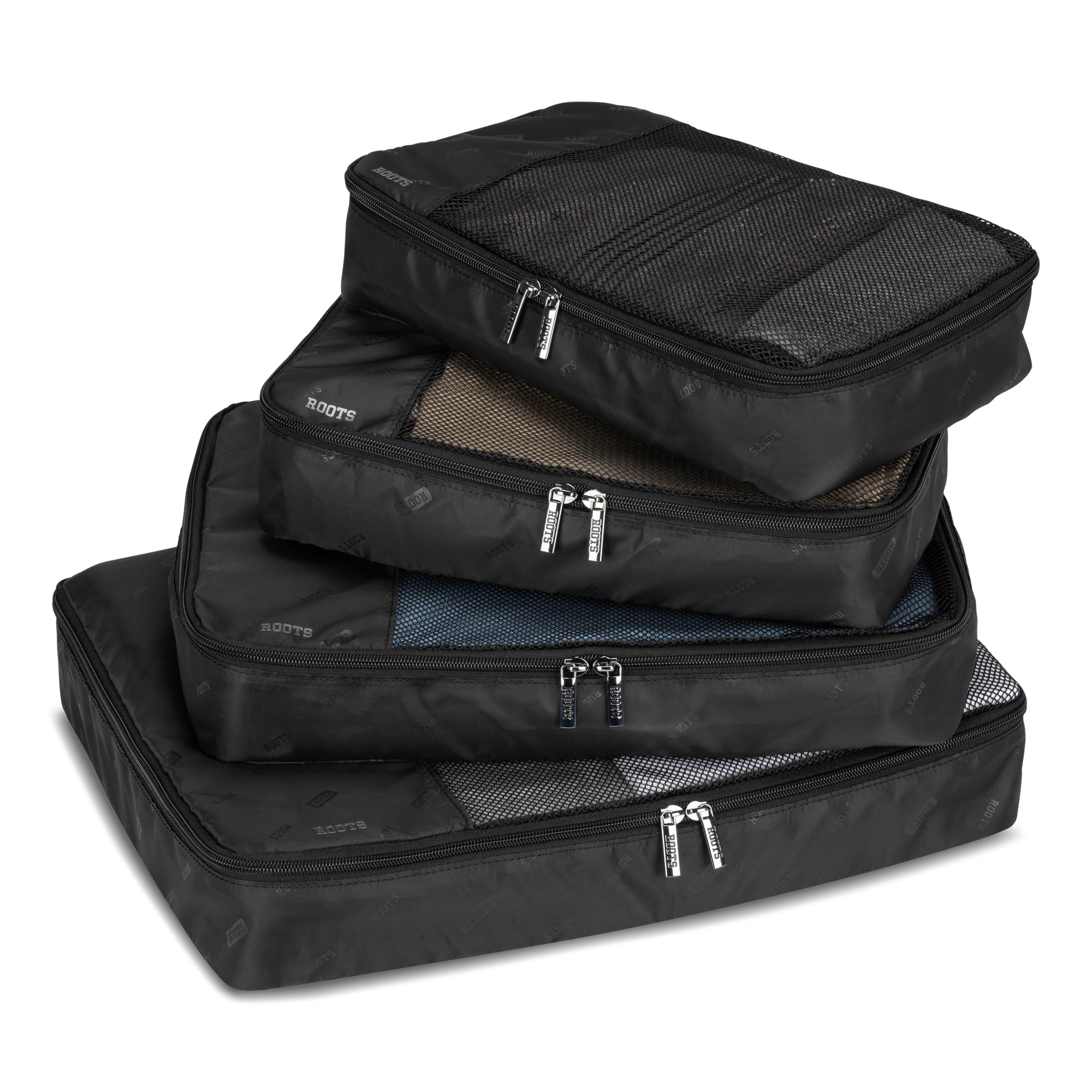 Roots Travel Ensemble de 3 cubes de rangement