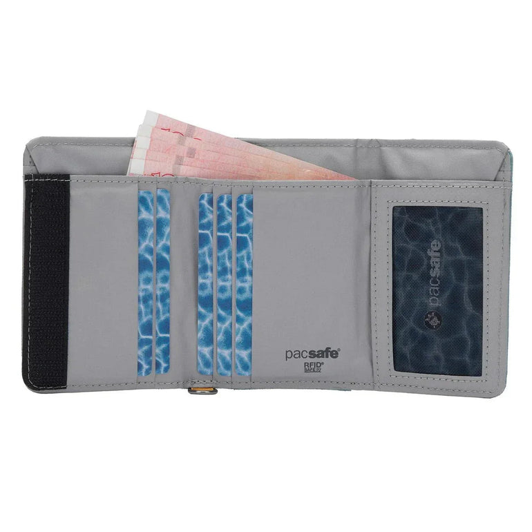 Pacsafe RFIDsafe™ RFID Blocking Trifold Wallet - Fresh Mint