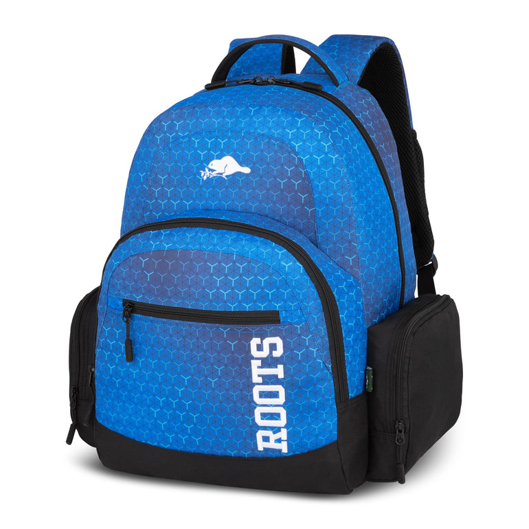Roots 15.6" Computer Backpack - Blue Print