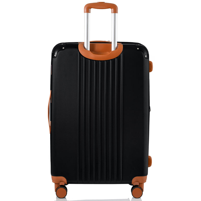 Champs Vintage Expandable 2-Piece Luggage Set (Carry-On & Large)