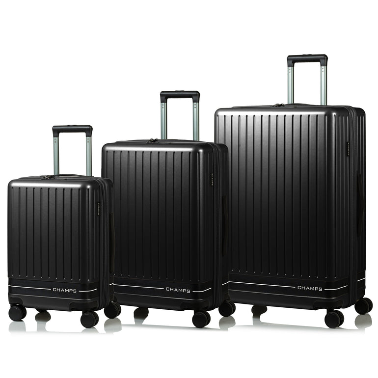 Champs Fresh II Expandable 3-Piece Luggage Set