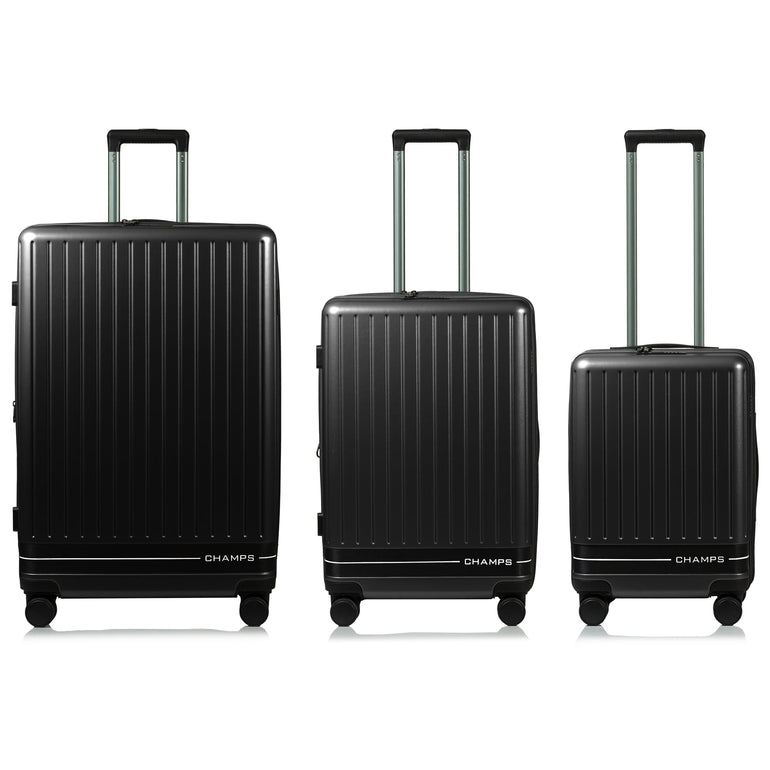 Champs Fresh II Expandable 3-Piece Luggage Set