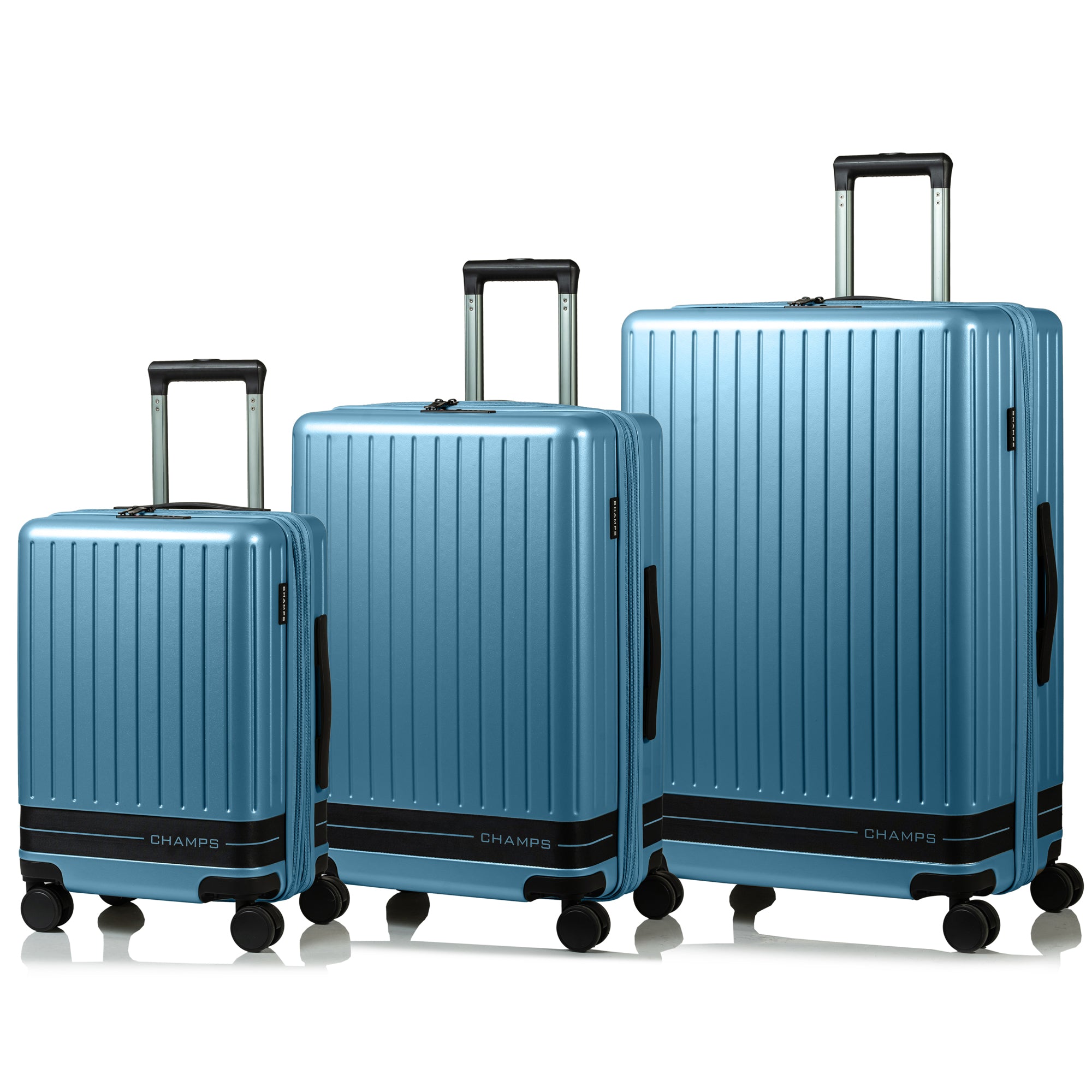 Champs Fresh II Expandable 3-Piece Luggage Set