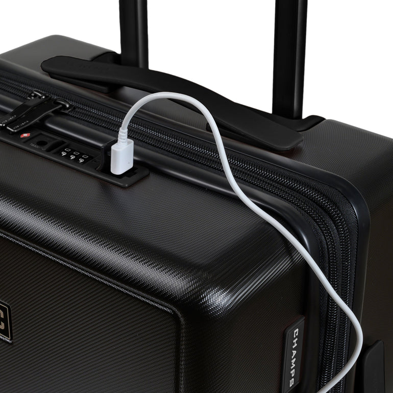 Champs Vintage Muse Expandable 3-Piece Luggage Set