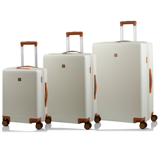Champs Vintage Muse Expandable 3-Piece Luggage Set