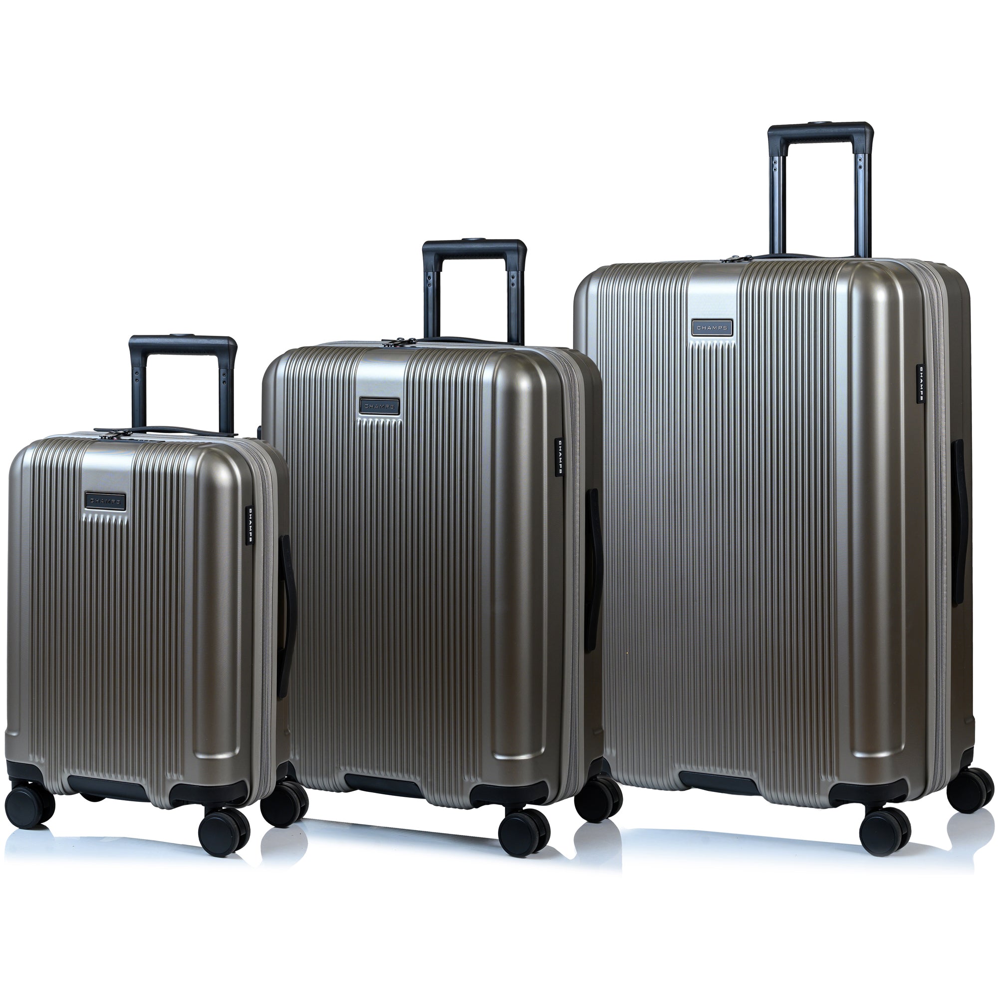 Champs Marquis Expandable 3-Piece Luggage Set