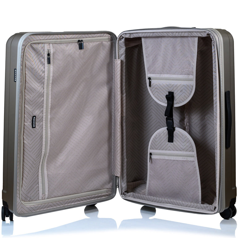 Champs Marquis Expandable 3-Piece Luggage Set