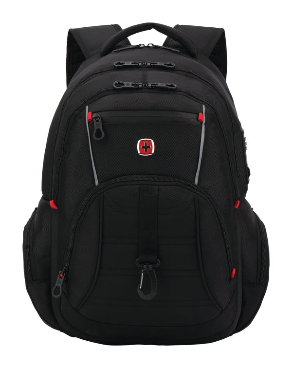 Swiss Gear Poly 15.6" Laptop Backpack - Black
