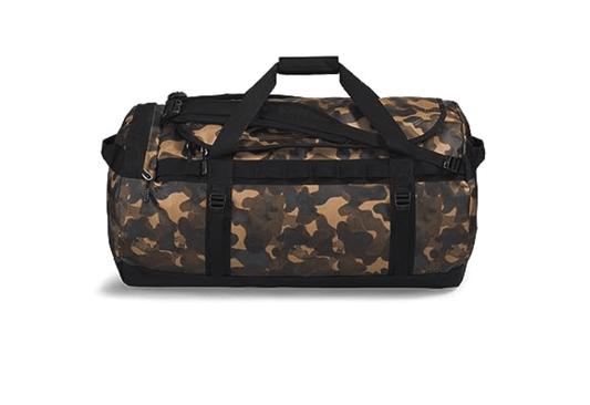 The North Face Base Camp Duffel - L - Utility Brown Camo Texture Print/TNF Black