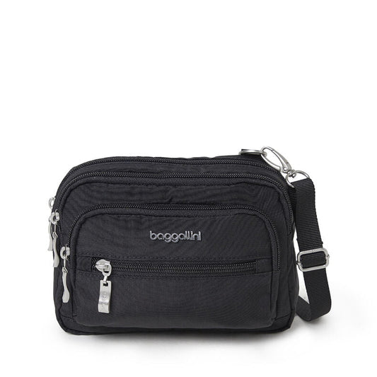 Baggallini Triple Zip Bagg - Black