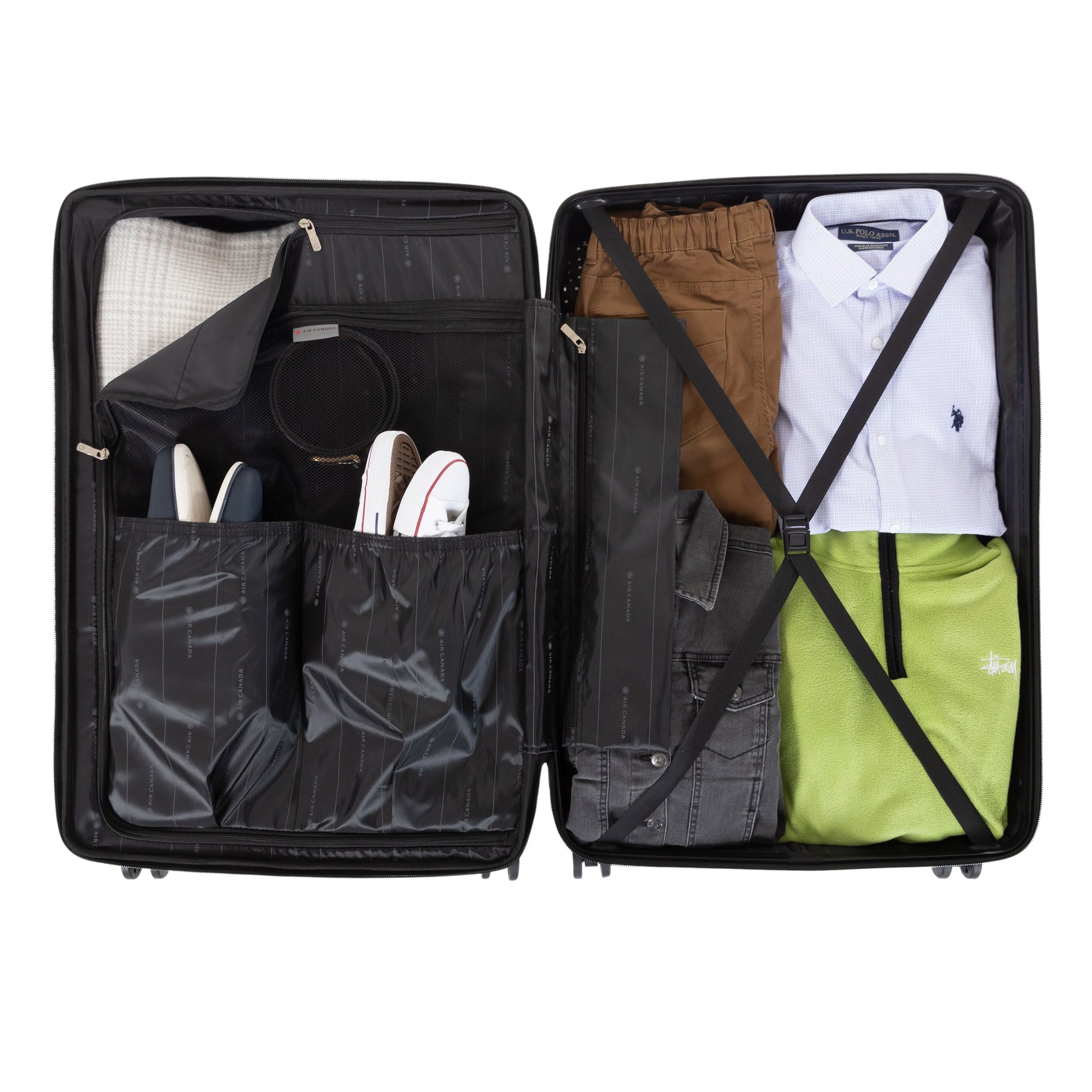 Air Canada Luggage Air Canada Milan 3 Piece Hardside Expandable Luggage Set