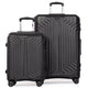 Air Canada Luggage Black Air Canada Strata 2-Piece Luggage Set (Carry-On & Large)