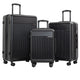 Air Canada Luggage Black Air Canada True North Spinner 3-Piece Luggage Set