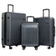Air Canada Luggage Charcoal Air Canada True North Spinner 3-Piece Luggage Set