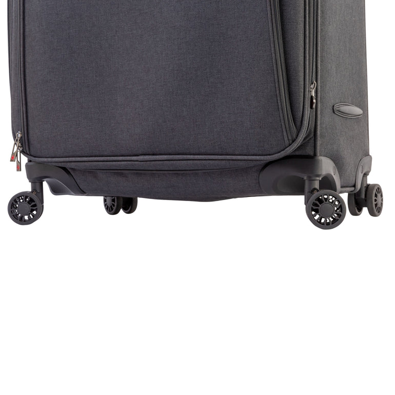 Air Canada Luggage Grey Air Canada Indigo Lite 3 piece Expandable Spinner Luggage Set