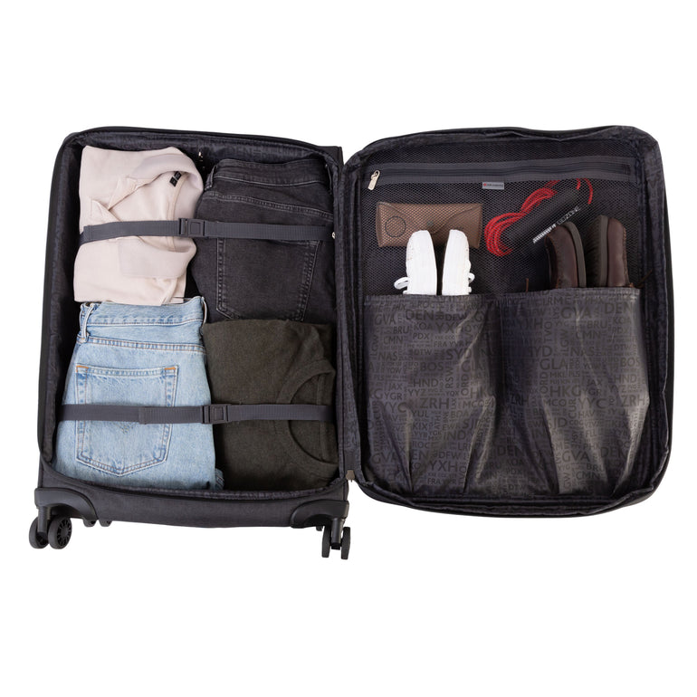 Air Canada Luggage Grey Air Canada Indigo Lite Medium Expandable Spinner Luggage