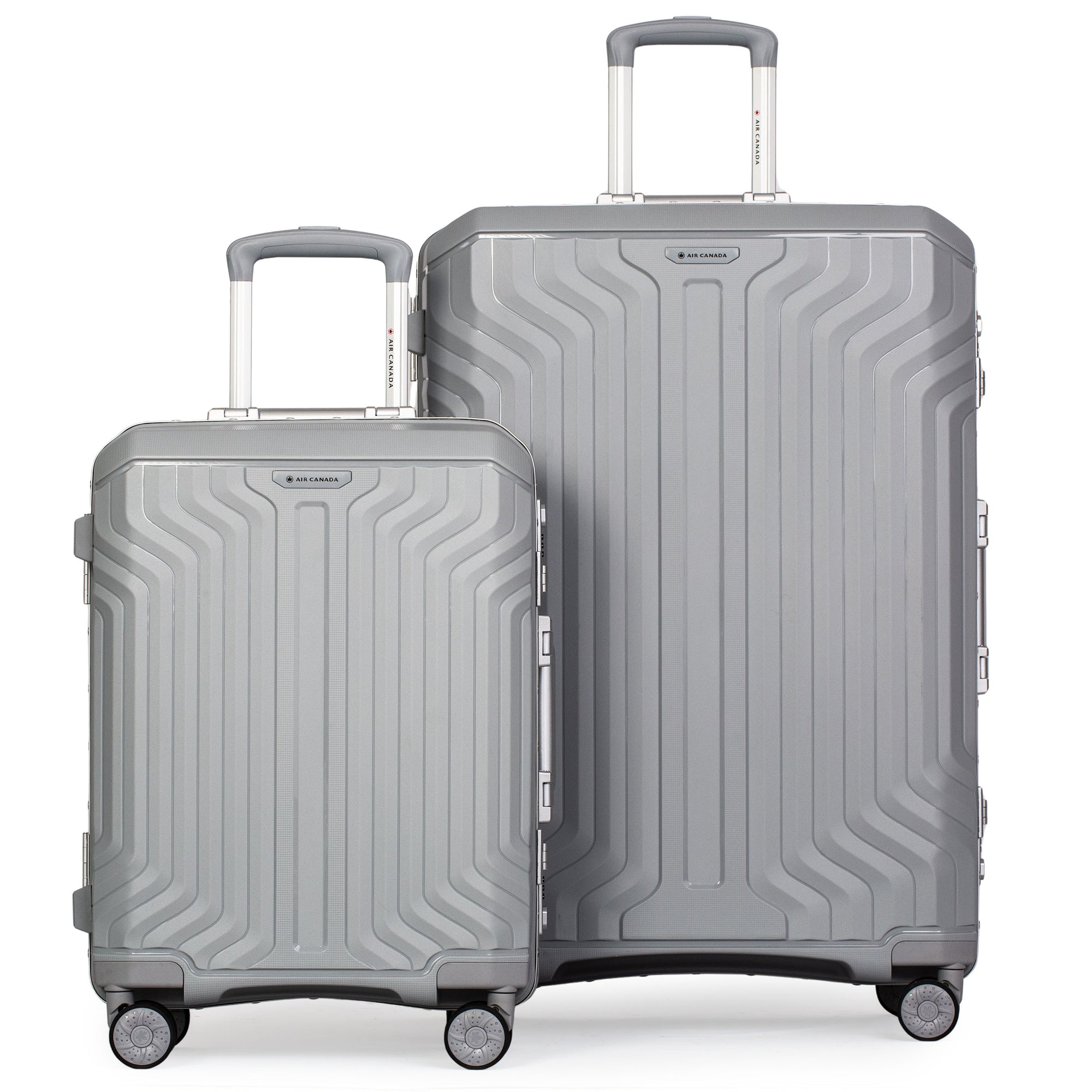 Air Canada Luggage Grey Air Canada Strata 2-Piece Luggage Set (Carry-On & Large)