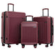Air Canada Luggage Red Air Canada True North Spinner 3-Piece Luggage Set