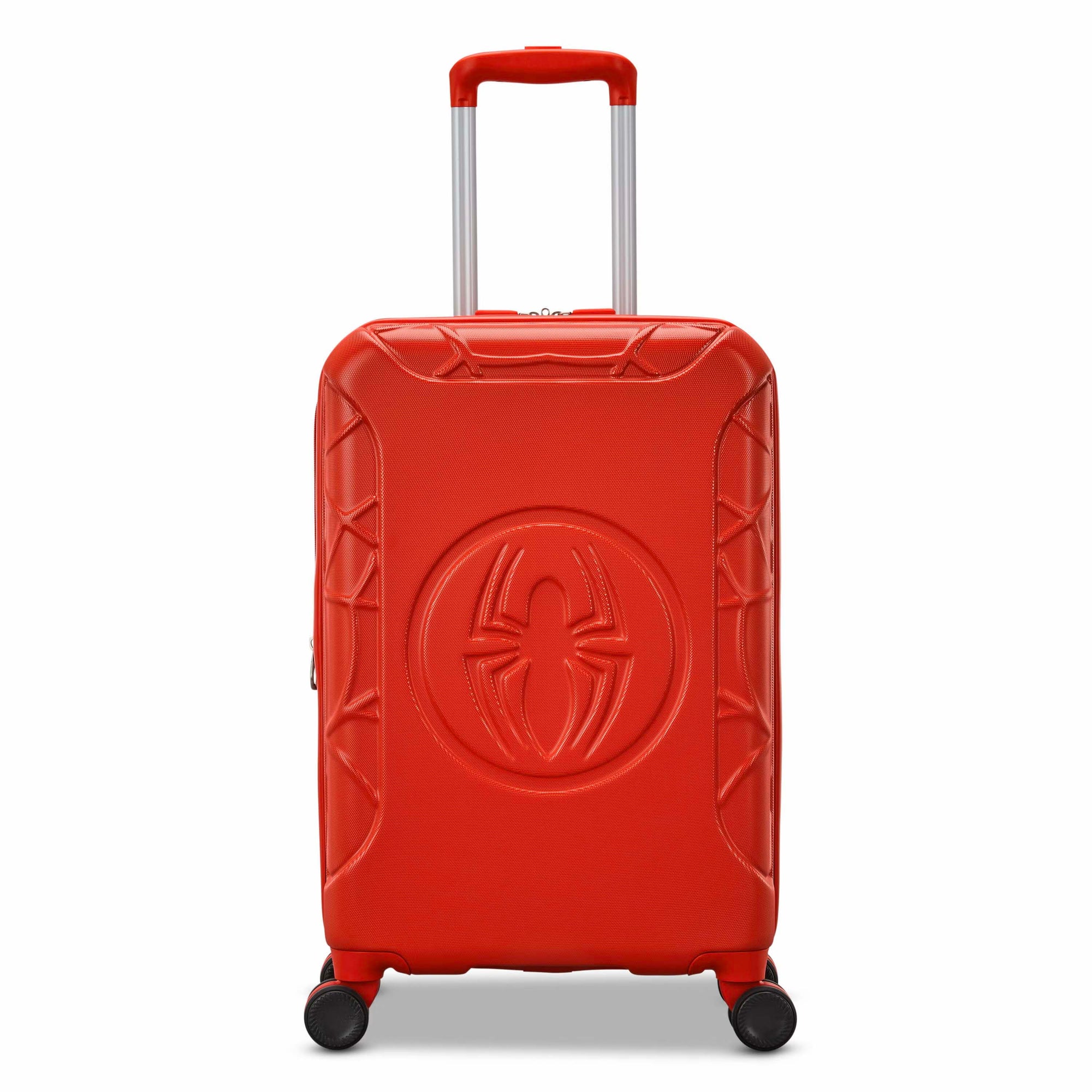 American Tourister Luggage Bright Red American Tourister Spiderman Kids Spinner Expandable Carry-On Luggage