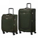 American Tourister Luggage Limited Edition: Khaki American Tourister Summerride 2-Piece Expandable Spinner Luggage Set (Carry-On & Large)