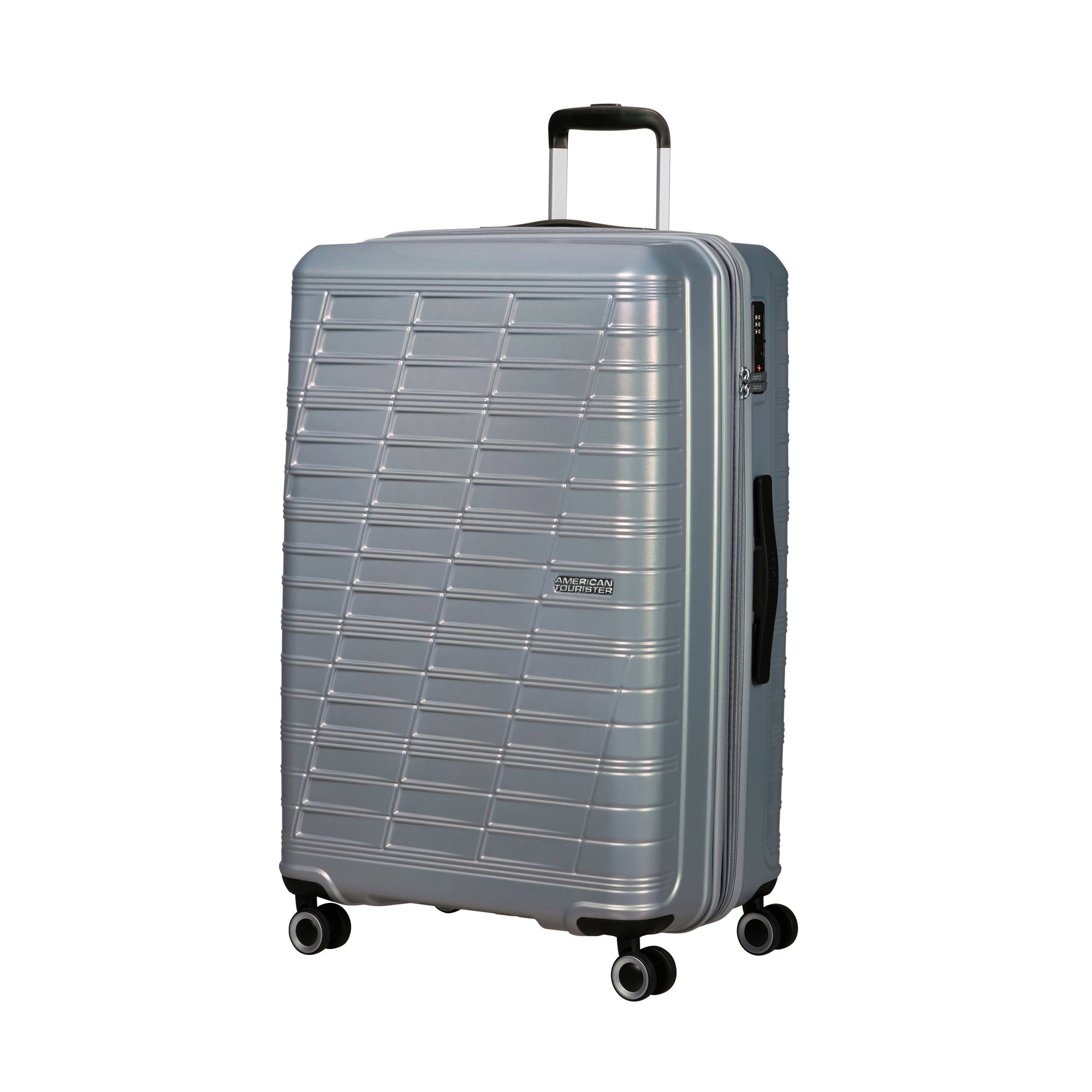 American Tourister Luggage Silver American Tourister Surftime Spinner Expandable Large Luggage