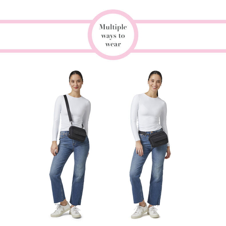 Baggallini Cross-Body Bag Baggallini Modern Double Zip Crossbody Bag