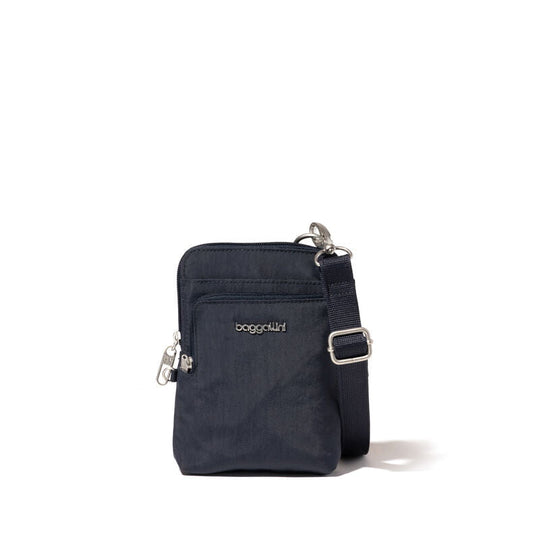 Baggallini Cross-Body Bag French Navy Baggallini Securtex Anti-Theft Activity Crossbody Bag