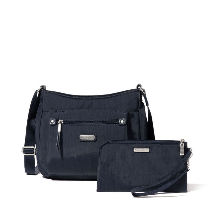 Baggallini Cross-Body Bag French Navy Baggallini Uptown Bagg With RFID Phone Wristlet