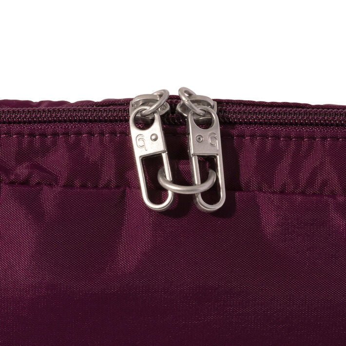 Baggallini Cross-Body Bag Mulberry Baggallini Securtex Anti-Theft Treasure Crossbody - Mulberry