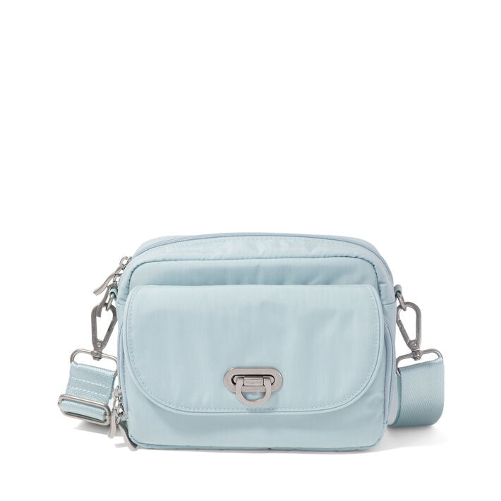 Baggallini Cross-Body Bag Pool Baggallini Coastal Flip Lock Camera Bag Crossbody