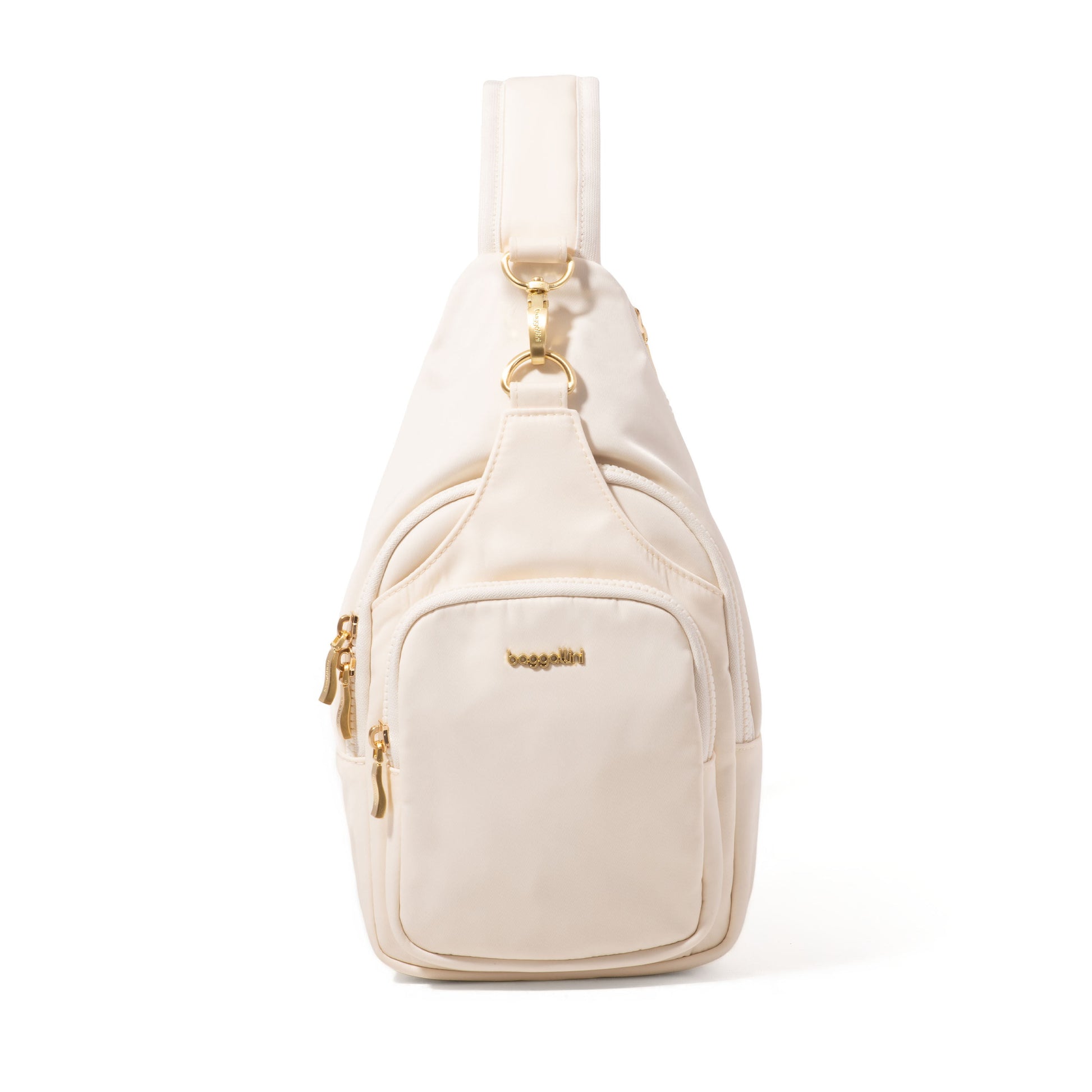 Baggallini Sling Bag Coconut Twill Baggallini Manhattan Central Park Sling Bag