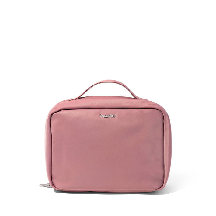 Baggallini Travel Accessories Mauve Twill Baggallini Lenox Toiletry Kit