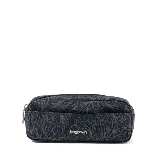 Baggallini Travel Accessories Midnight Blossom Baggallini Long Pocket Cosmetic Bag
