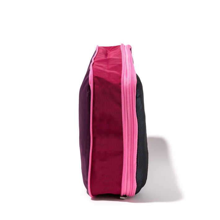 Baggallini Travel Accessories Mulberry Color Block Baggallini 2 Medium / 1 Large Compression Cubes - Mulberry Color Block