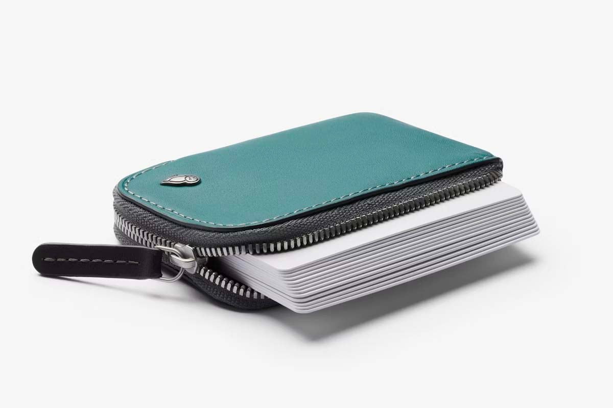 Bellroy Wallets Teal Bellroy Card Pocket - Teal