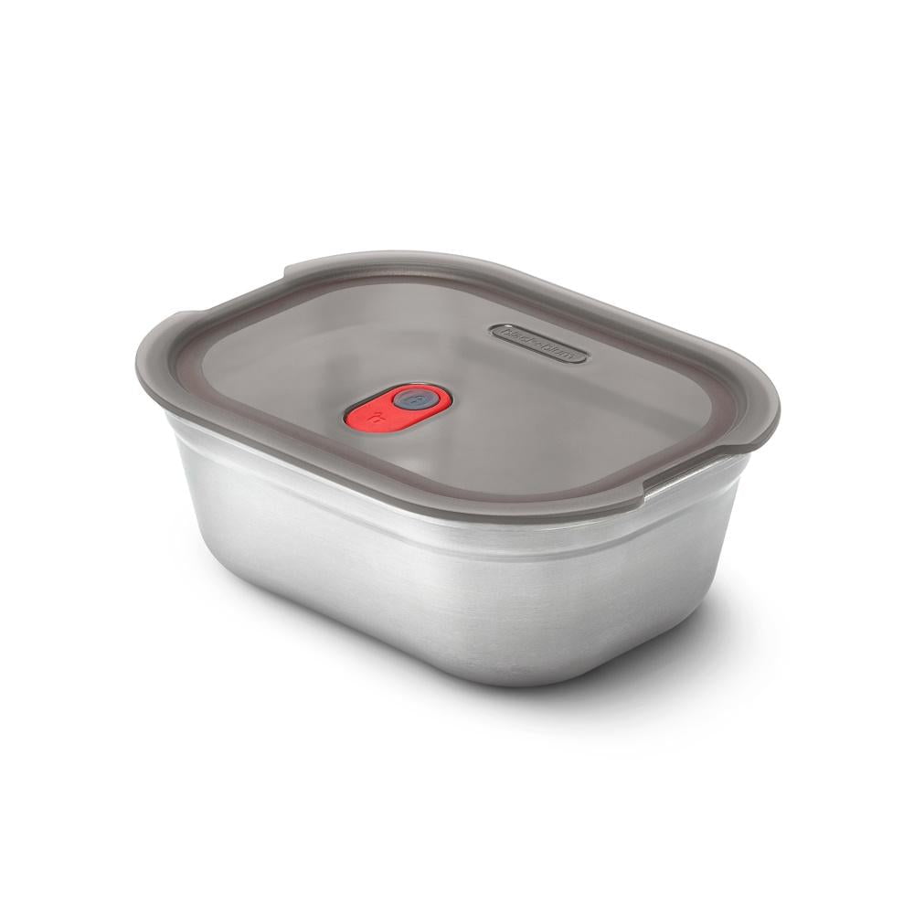 Black + Blum Travel Accessories Grey/Red Black + Blum Steel Food Box - Medium