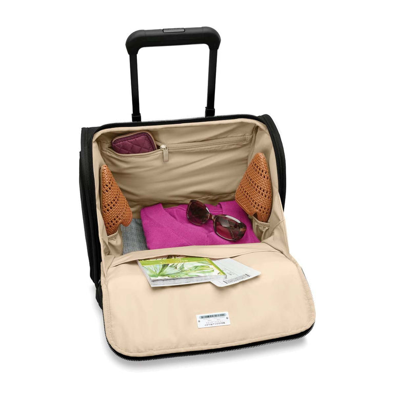 Briggs & Riley Luggage Black Briggs & Riley NEW Baseline 2-Wheel Cabin Bag - Black