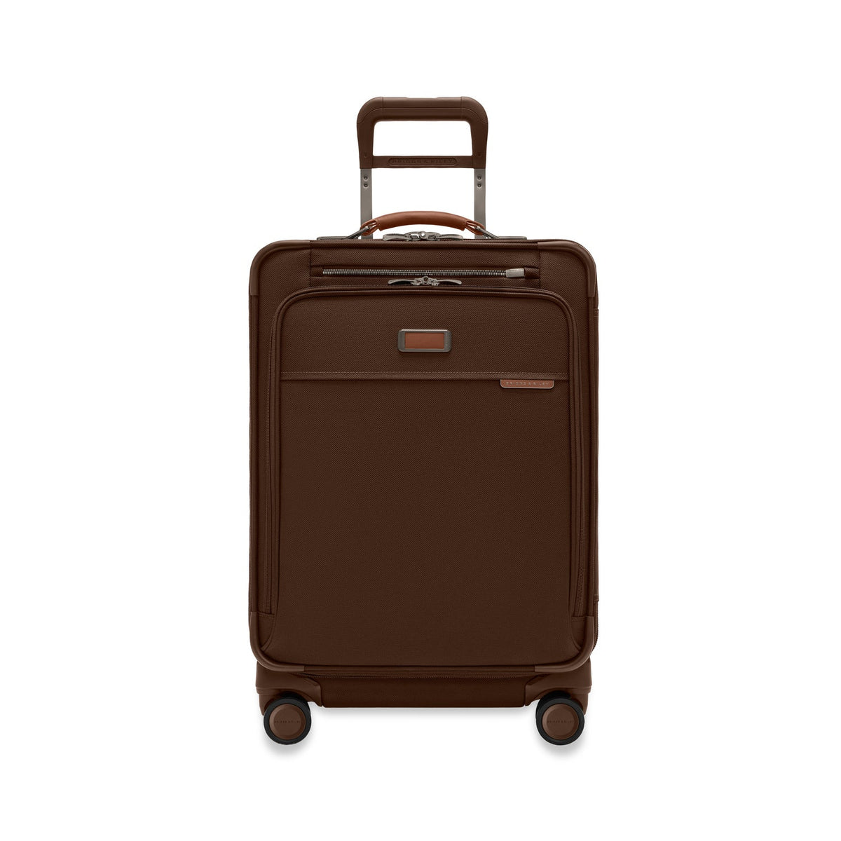 Briggs & Riley Luggage Chocolate Briggs & Riley Baseline Compact Checked Medium Expandable Spinner Luggage